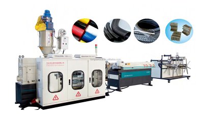 9-50mm Plastic corrugated pipe machine single wall high speed automatic